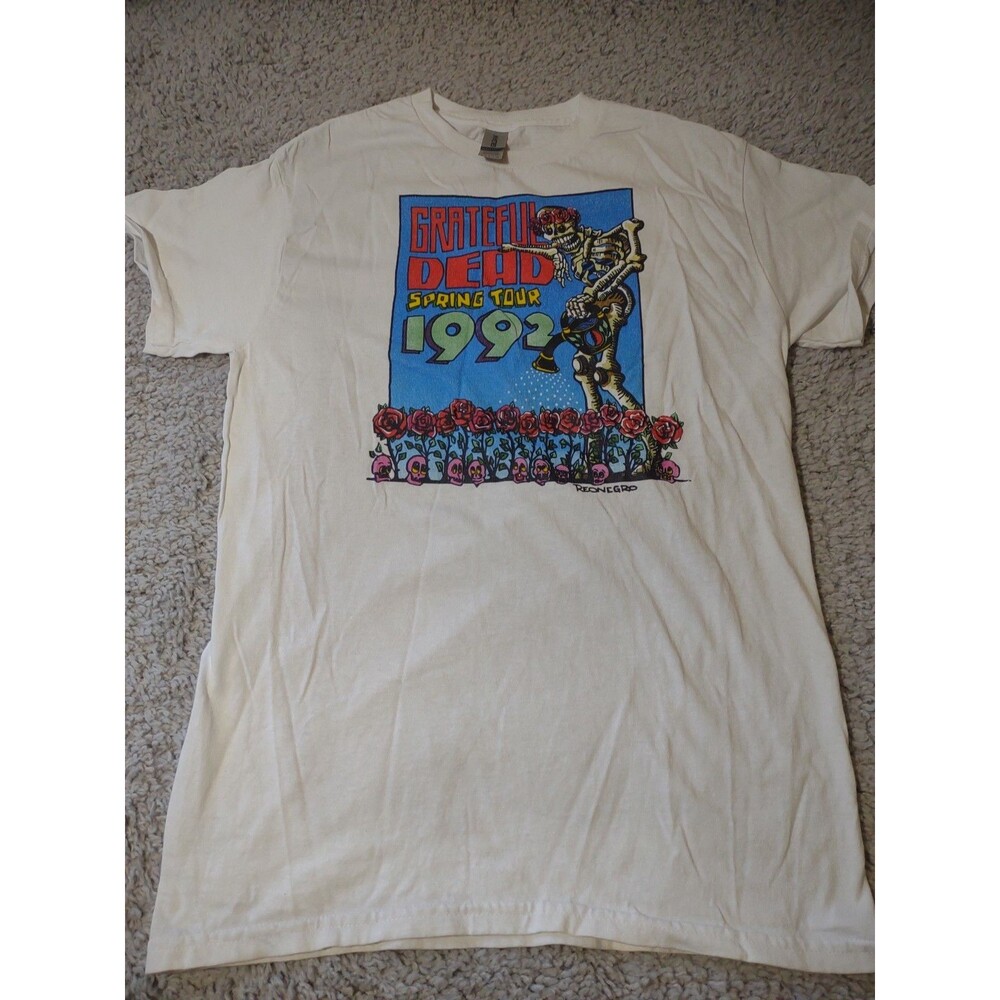 Vtg Grateful Dead 1992 Spring Tour Graphic Tshirt Sz S